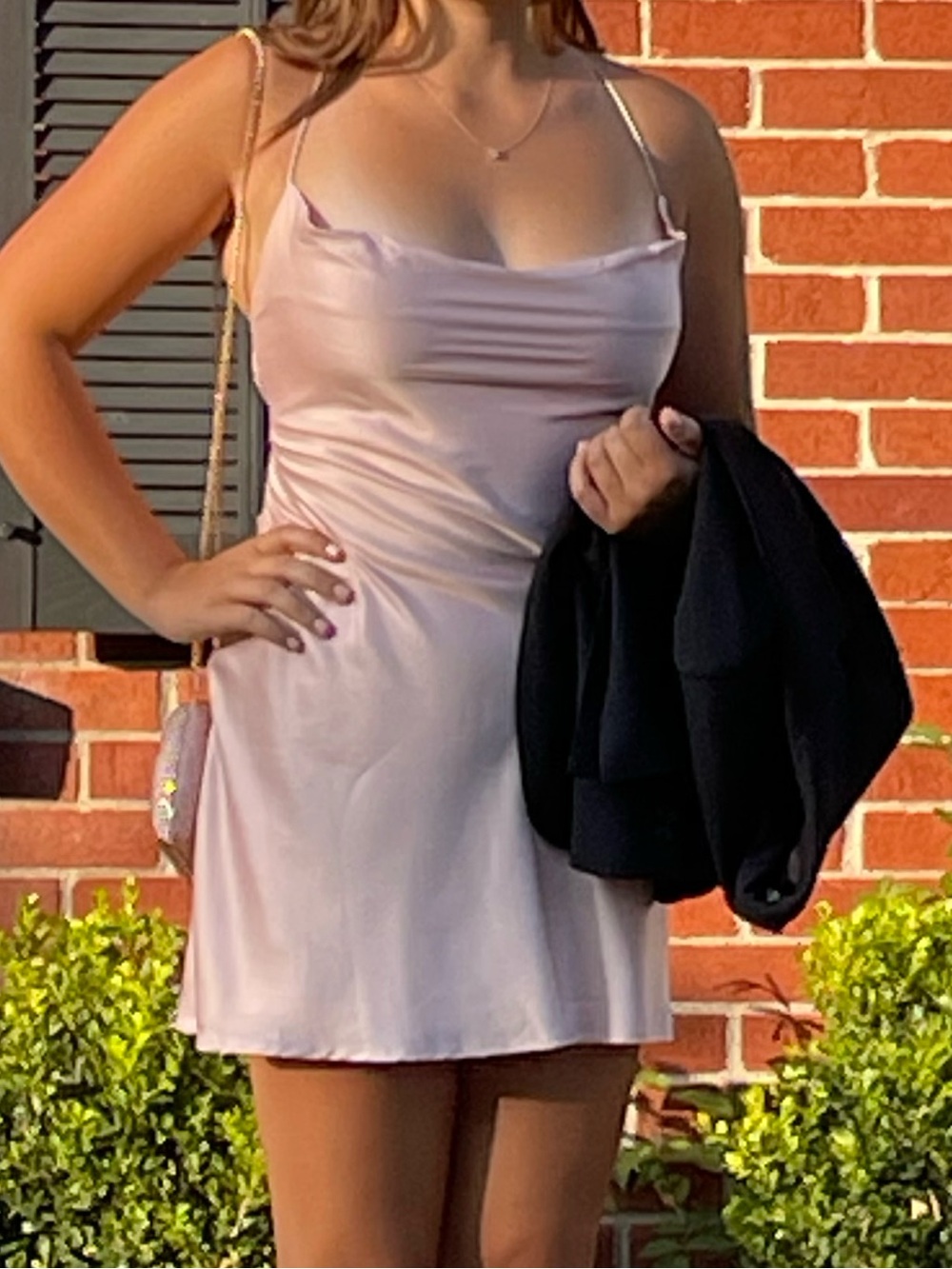 Princess Polly Pale Pink Satin Mini Slip Dress